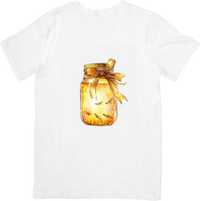 Thumbnail for Firefly Mason Jar T-Shirt | Watercolor Glowing Jar Graphic Tee | Magical Summer Night Gift