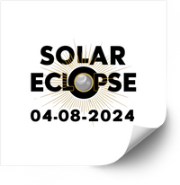 Thumbnail for Solar Eclipse April 2024 Sticker | Minimalist Celestial Event Vinyl Decal