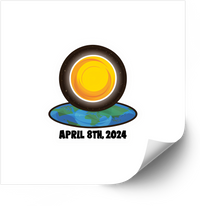Thumbnail for April 8th 2024 Eclipse Sticker | Solar Eclipse Earth Vinyl Decal | Astronomy Souvenir Gift