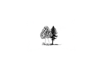 Thumbnail for Morel Mushroom & Pine Tree Throw Pillow | Ink Forest Foraging Decorative Pillow | Nature Lover Gift