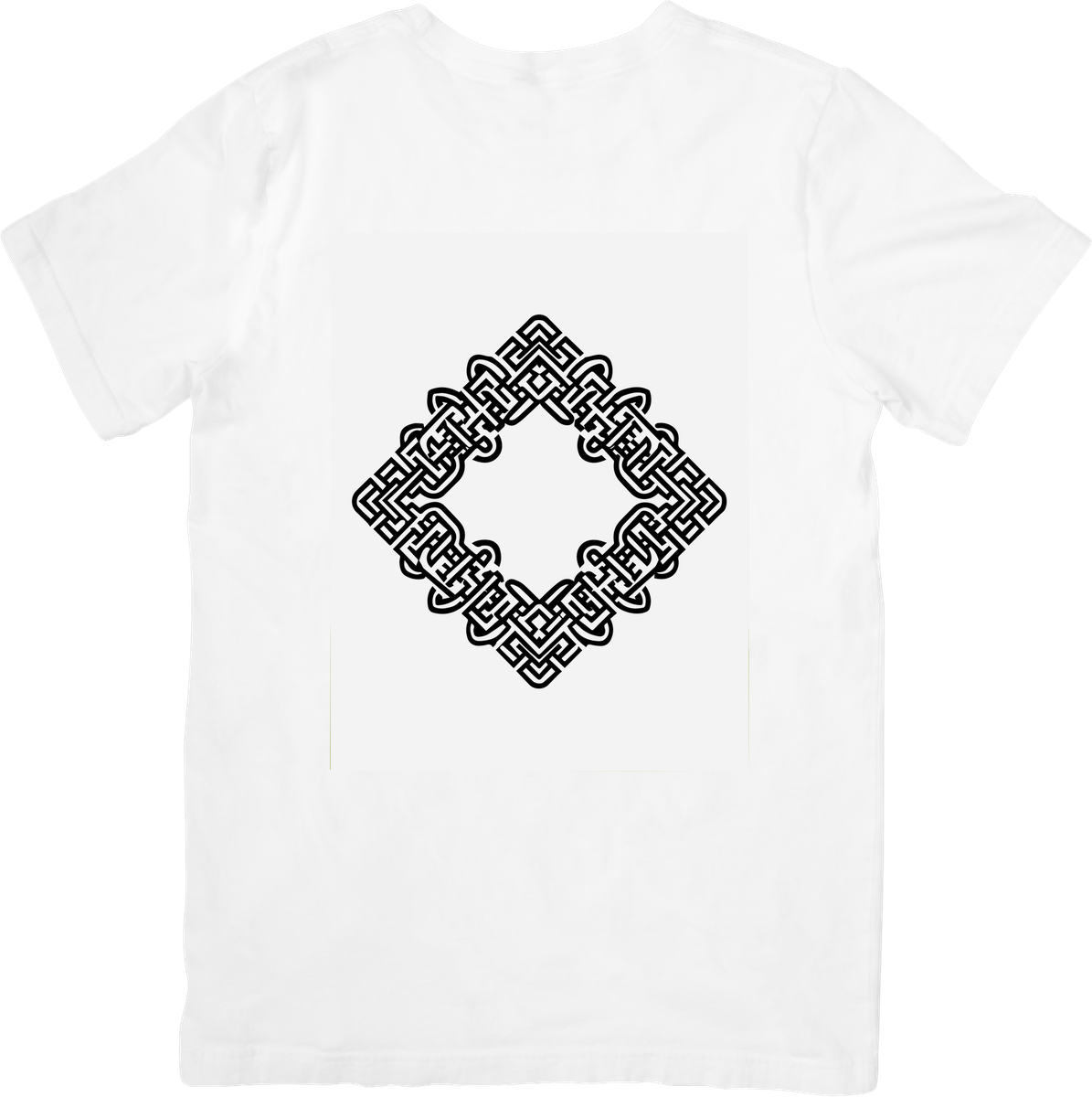 Celtic Knot T-Shirt | Black Diamond Endless Knot Graphic Tee | Irish Heritage Gift