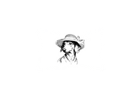 Thumbnail for Dachshund In Sun Hat Throw Pillow | Black Line Art Doxie Decorative Pillow | Dog Lover Gift