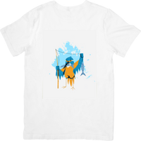 Thumbnail for Kingfisher Fishing Bird T-Shirt | Vintage Nature Graphic Tee | Fishing Lover Gift