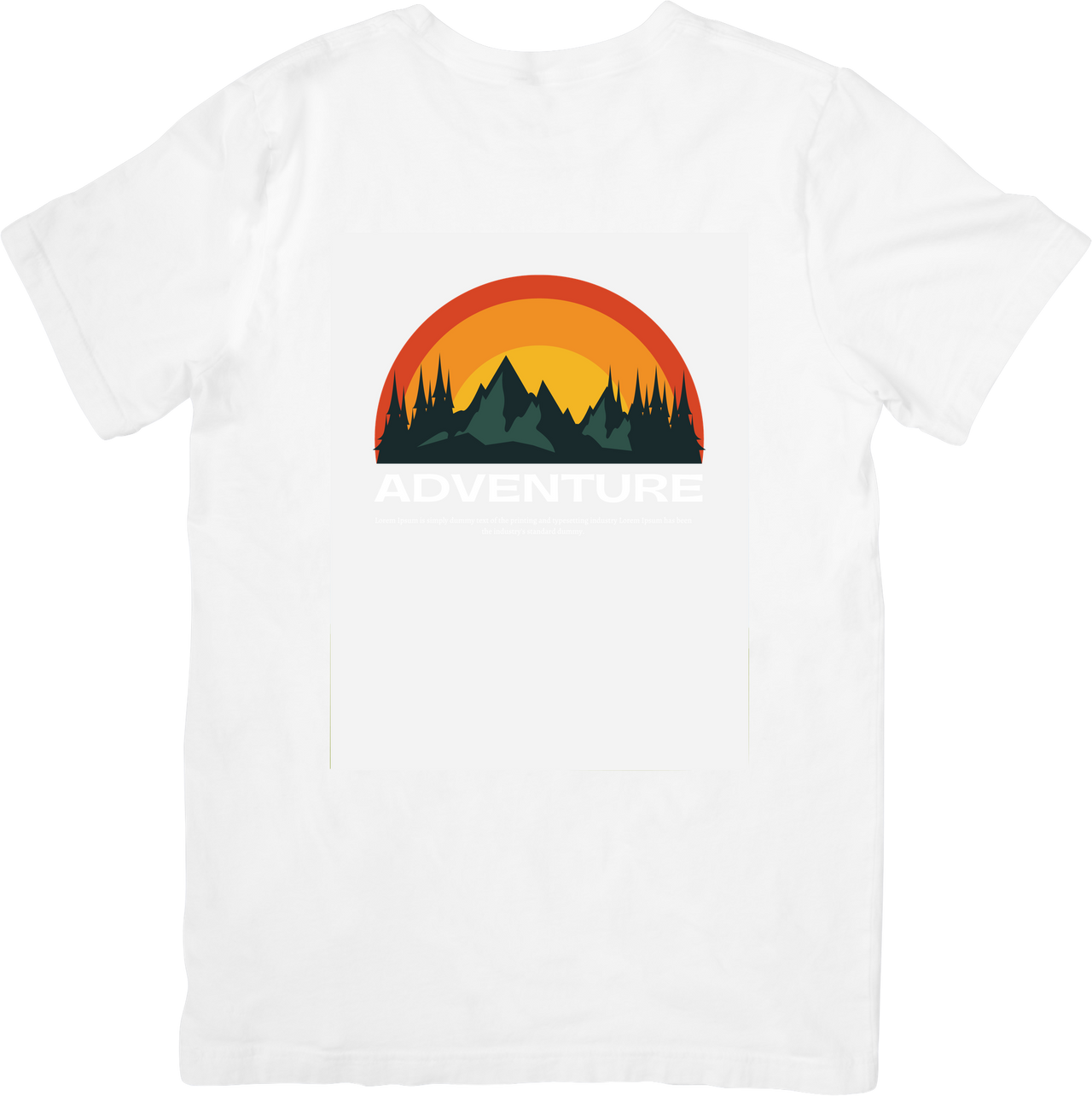 Mountain Sunset Adventure T-Shirt | Retro Outdoor Graphic Tee