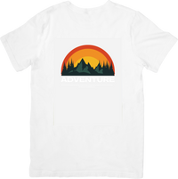 Thumbnail for Mountain Sunset Adventure T-Shirt | Retro Outdoor Graphic Tee