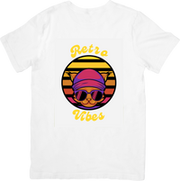 Thumbnail for Retro Vibes Cool Cat T-Shirt | Y2K Sunset Graphic Tee