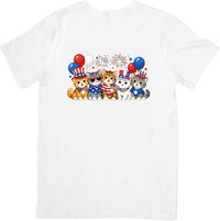 Thumbnail for Patriotic Kittens T-Shirt | Cute 4th Of July Cats Graphic Tee | USA Cat Lover Gift