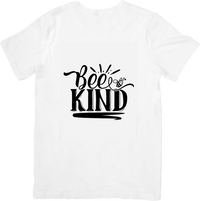 Thumbnail for Bee Kind T-Shirt | Black Hand-Lettered Bee Graphic Tee | Kindness Inspirational Gift