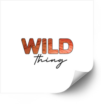 Thumbnail for Wild Thing Sticker | Retro Bold Typography Vinyl Decal